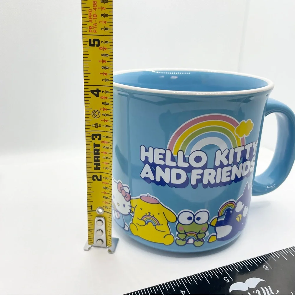 Sanrio Hello Kitty & Friends Light Blue Oversized Ceramic‎ Mug | Kawaii